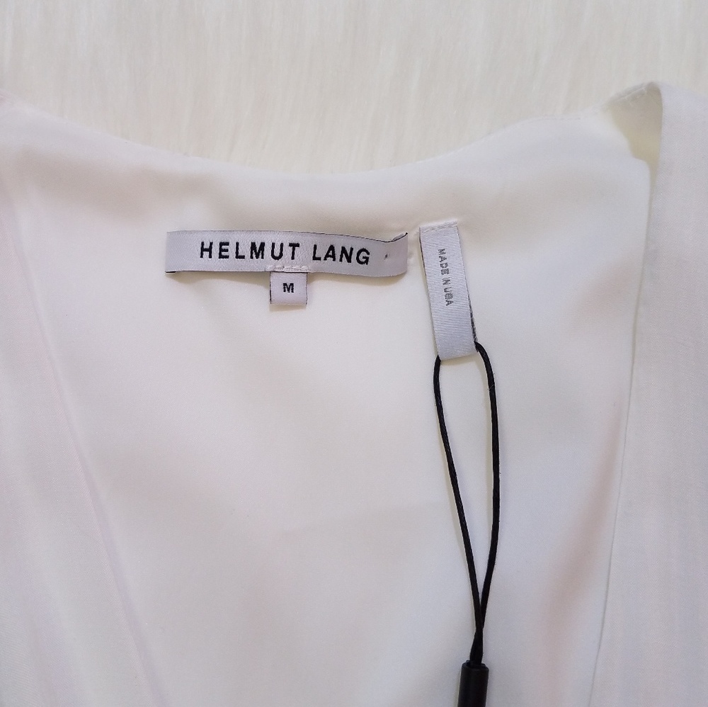 HELMUT LANG Soft Shroud Overlap Sleeveless Top NWT - Picture 3 of 8